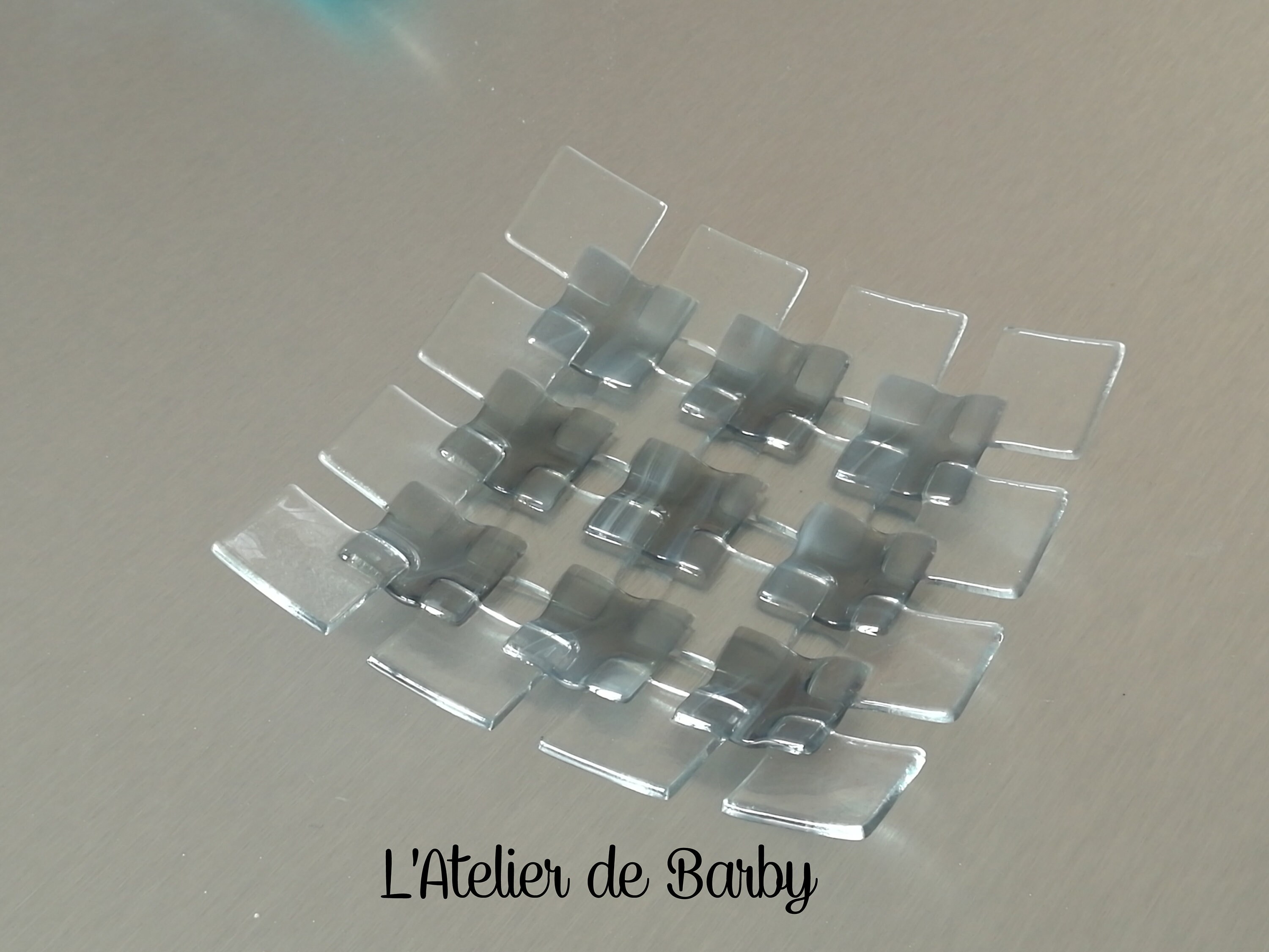 Vide Poche en Verre, Verre Fondu, Fused Glass, Trinket Dish