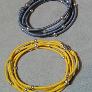 Cordón elástico para hacer pulseras y collares, cuerda de hilo con cuentas,  accesorios artesanales hechos a mano, 1MM, 100 metros