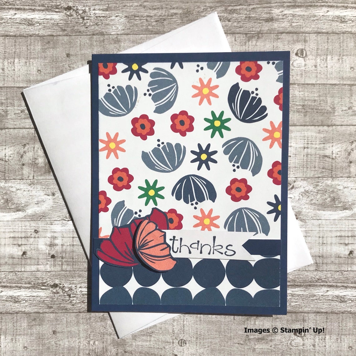 Boxed Thank You Card Set 10 Note Cards Happiness Blooms Etsy