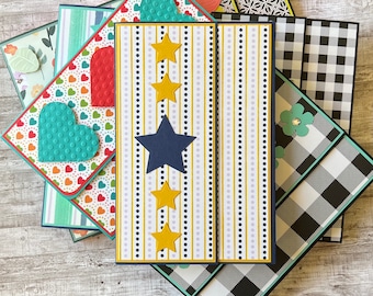 Sticky Notes Notepad Holders (4x6)-Memo Pads (Multiple Options), Party Favors, Office Gift, Teacher Gift, Gift Items, Paper Craft Gifts