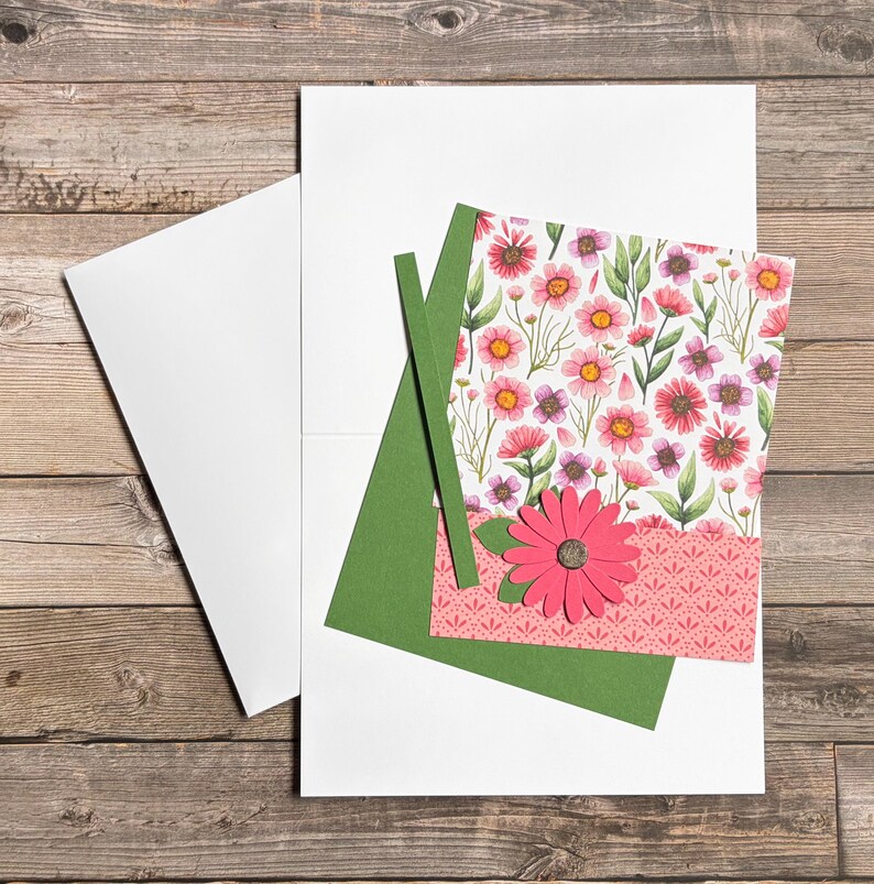 Card Making Kit-floral Impressions Split Panel - 4 Card Kit (1 Each of ...