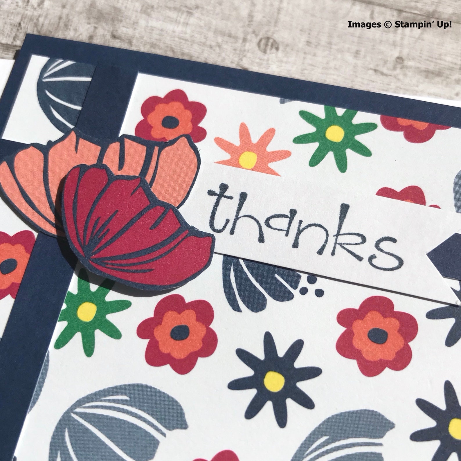 Boxed Thank You Card Set 10 Note Cards Happiness Blooms Etsy