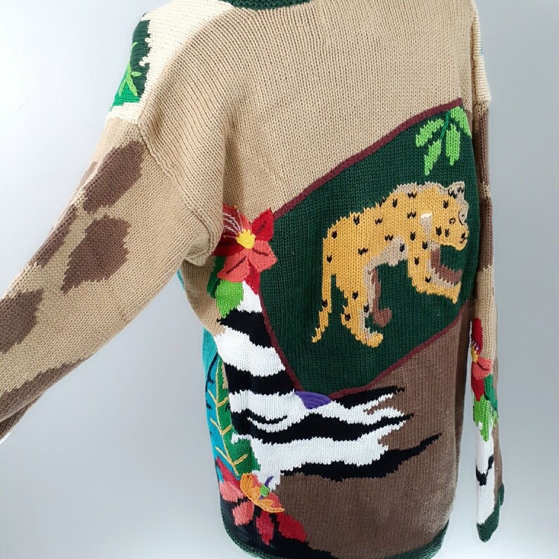 Storybook Knits 1X Safari Sweater Etsy