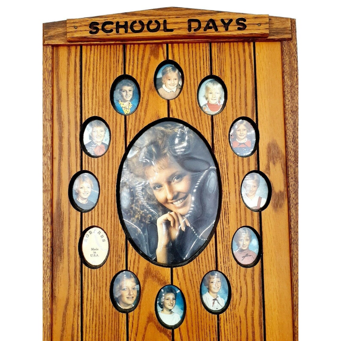 Robarb's SCHOOL DAYS Solid Oak Frame K12 All Grades Etsy