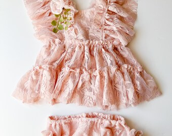 Conjunto de accesorios para fotos de Sissy Sitter, vestido de accesorios para fotografía, mono, estilo vintage, bohemio