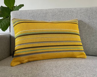 12" x 18" Maharam Point by Paul Smith 466090–014 Citrus Pillow Cover