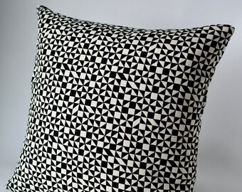 Alexander Girard Checker Fabric 1965. Black and White Pillow. - Etsy