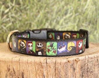 Nightmare before Christmas tim burton Spooksieboo Gothic Halloween over the collar Dog cat Bandana