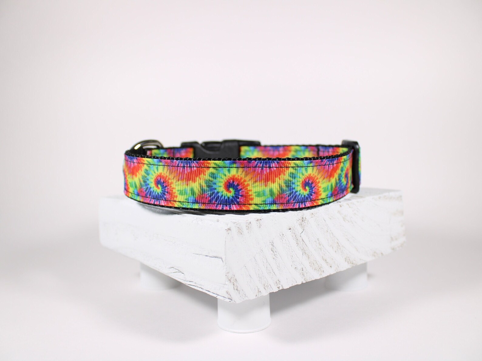 Tie Dye Dog Collar Hippie Dog Collar Colorful Pet Collar Etsy