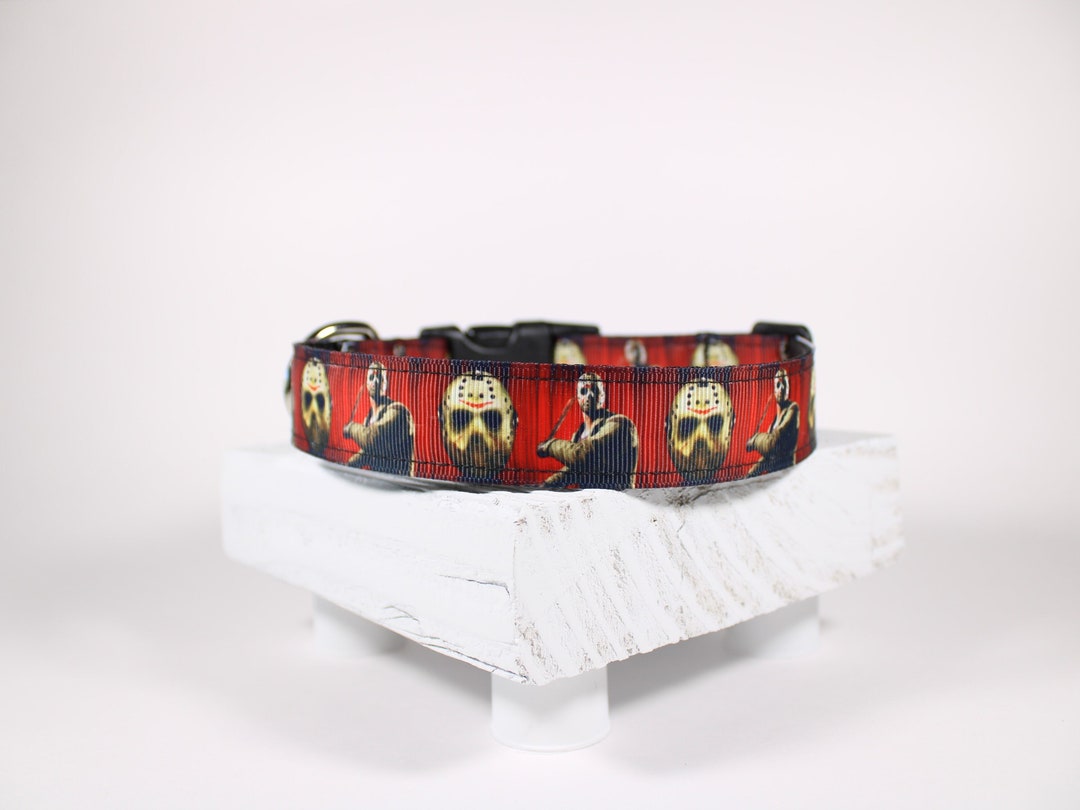 Friday the 13th Collar Dog Collar Horror Movie Collar Camp Etsy