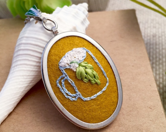 Beer Necklace Hops Jewelry Craft Beer Gift Home Brewer Etsy