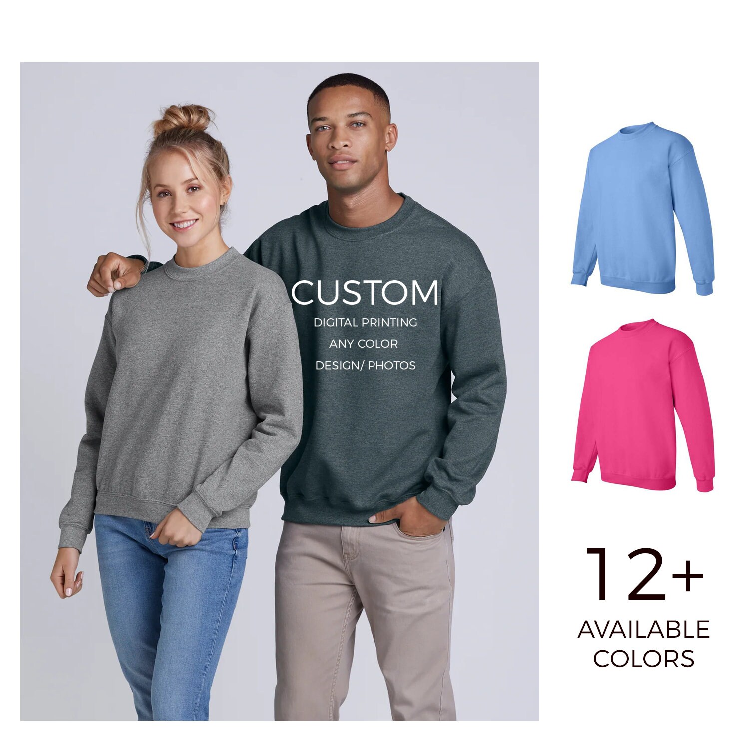 Single custom sweatshirt sale