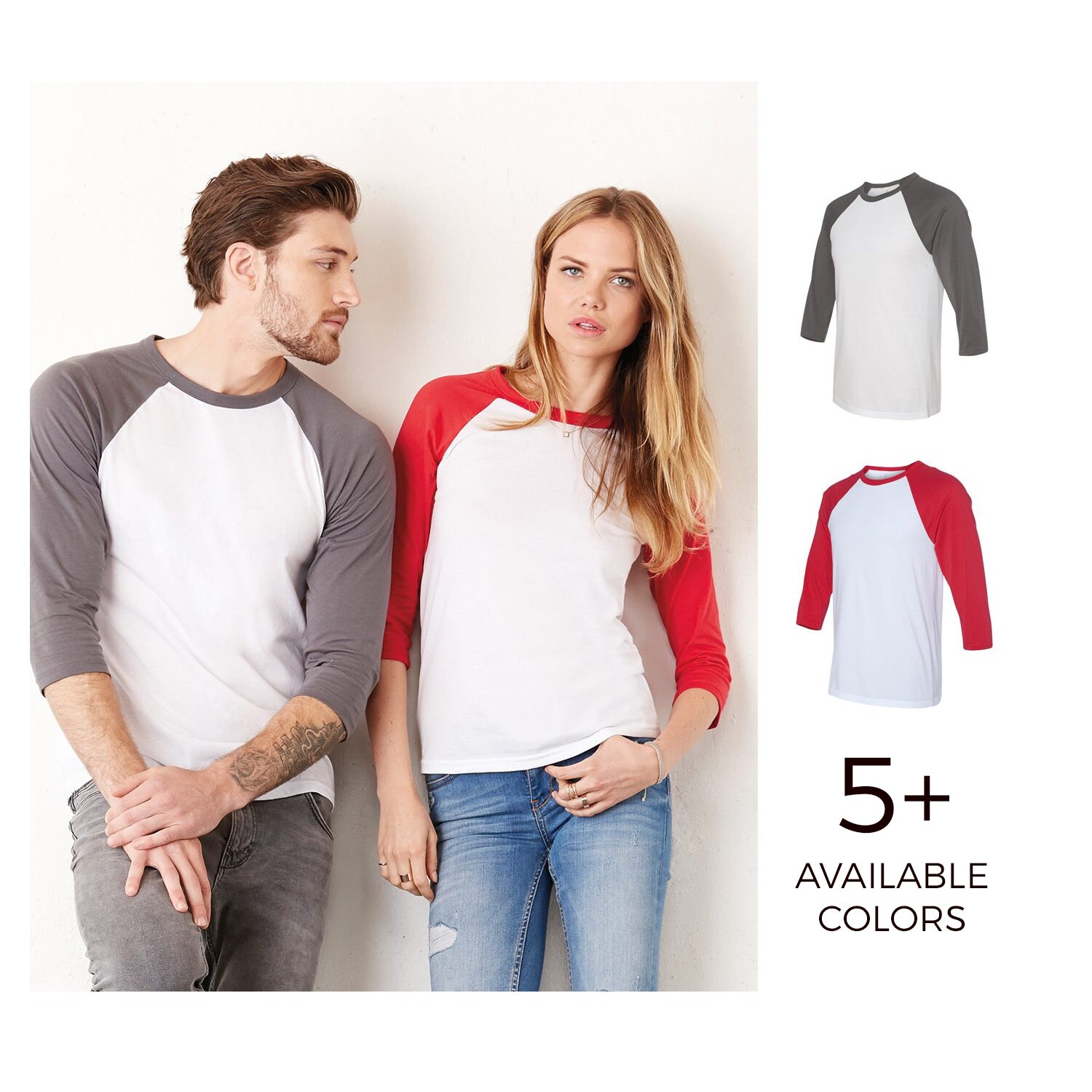 Adult Unisex Custom Raglan Baseball 