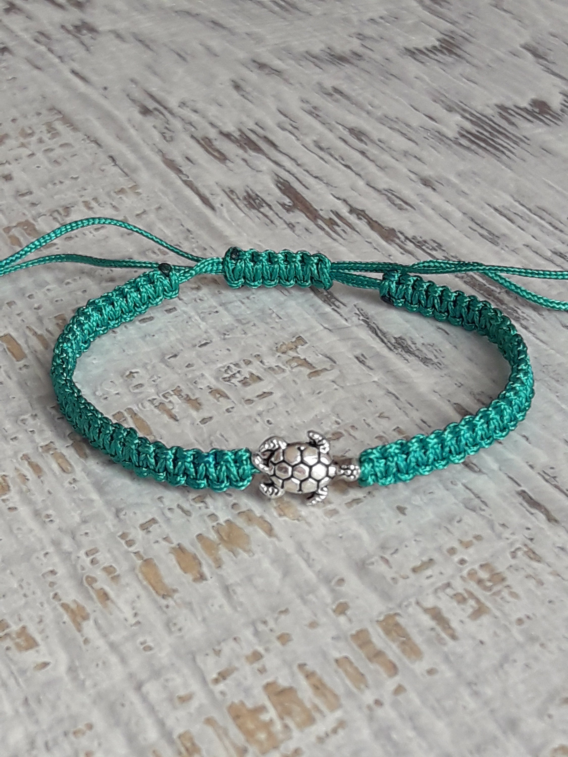 Turtle Bracelet Friendship Bracelet Bestie Braceletturtle Etsy