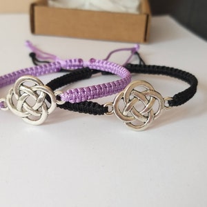 Set of 2 Infinity Celtic Knot Bracelet, Friendship Bracelet, Infinity Jewelery, Couples Bracelet, Celtic Bracelet, Set of 2 bracelets