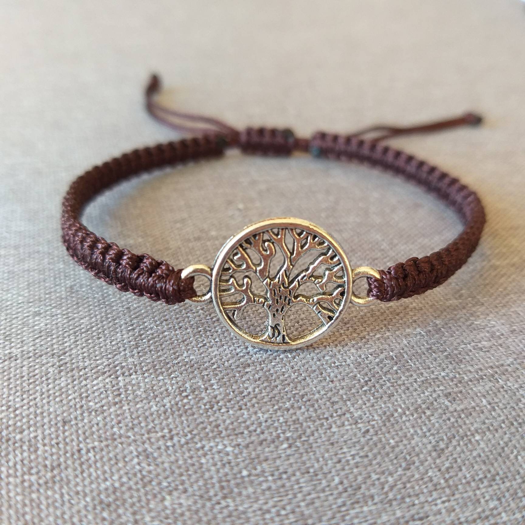 Mens tree clearance of life bracelet