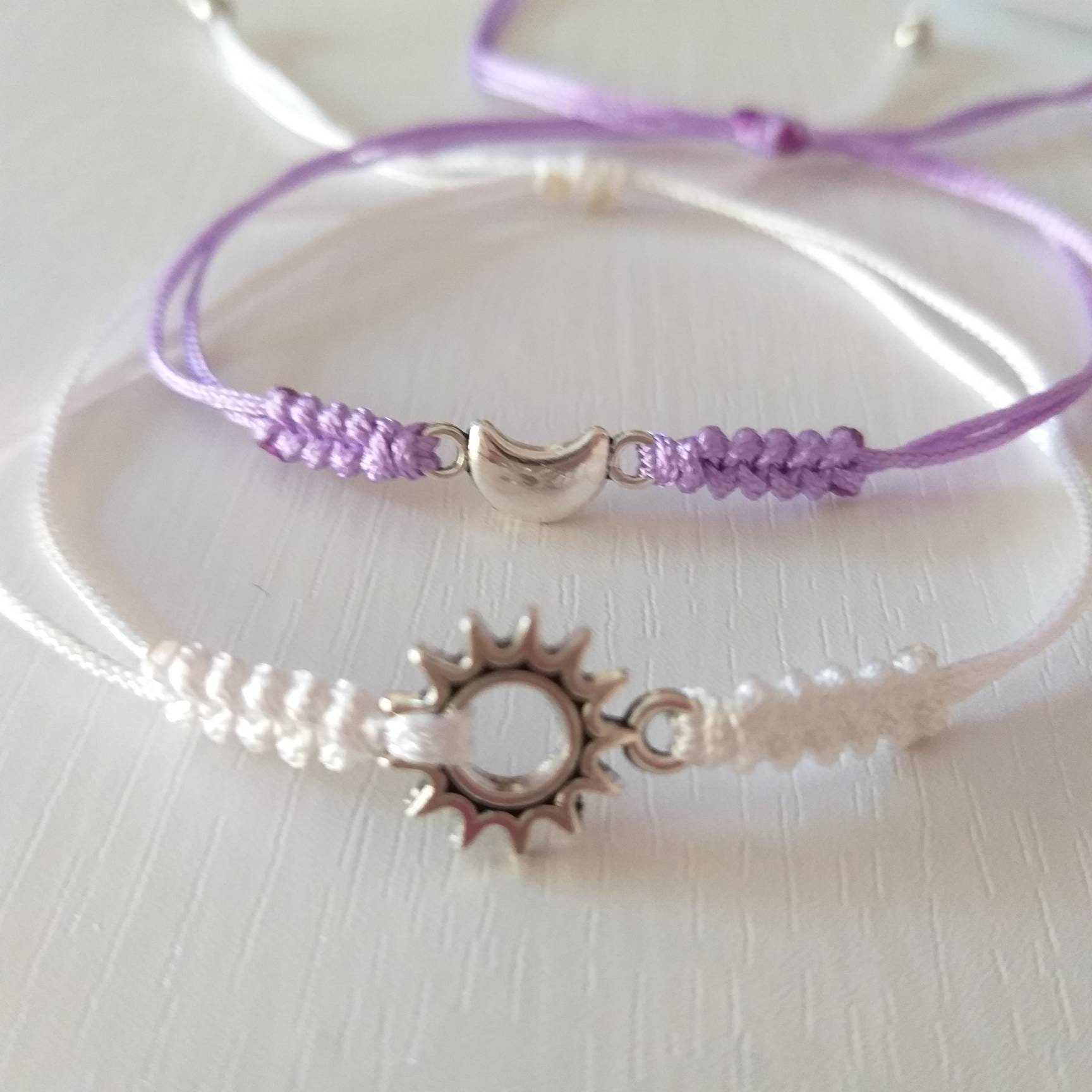 Sun and Moon bracelets Best Friends bracelets sun and moon