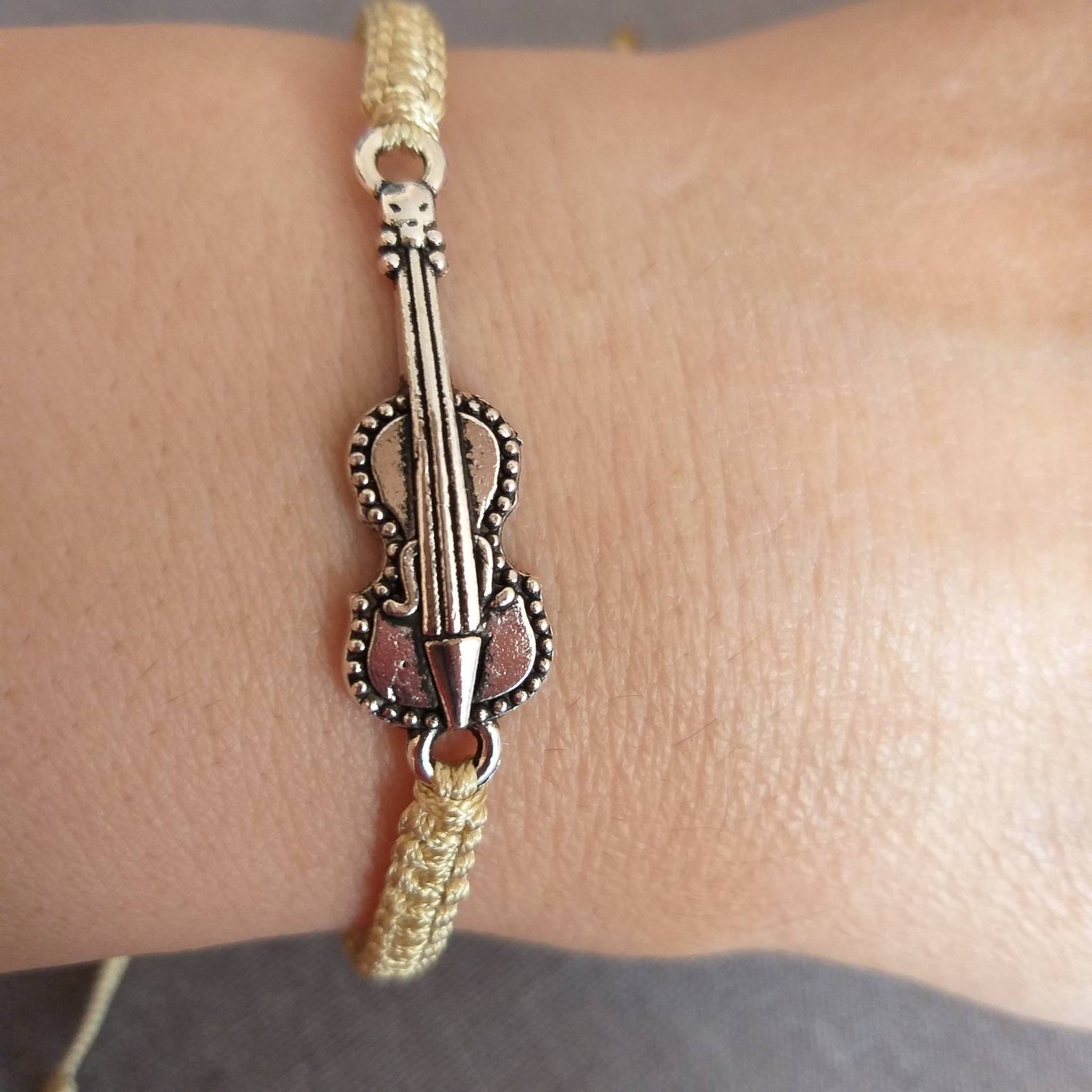 Violin Bracelet Music Bracelet Musician Gift Musical Etsy