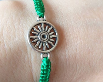 ★tow tow archive★ Ethnic Sun Bracelet Green TBH42ABTB016 MUSINSA | TOWTOW ARCHIVE Ethnic Sun Bracelet Green