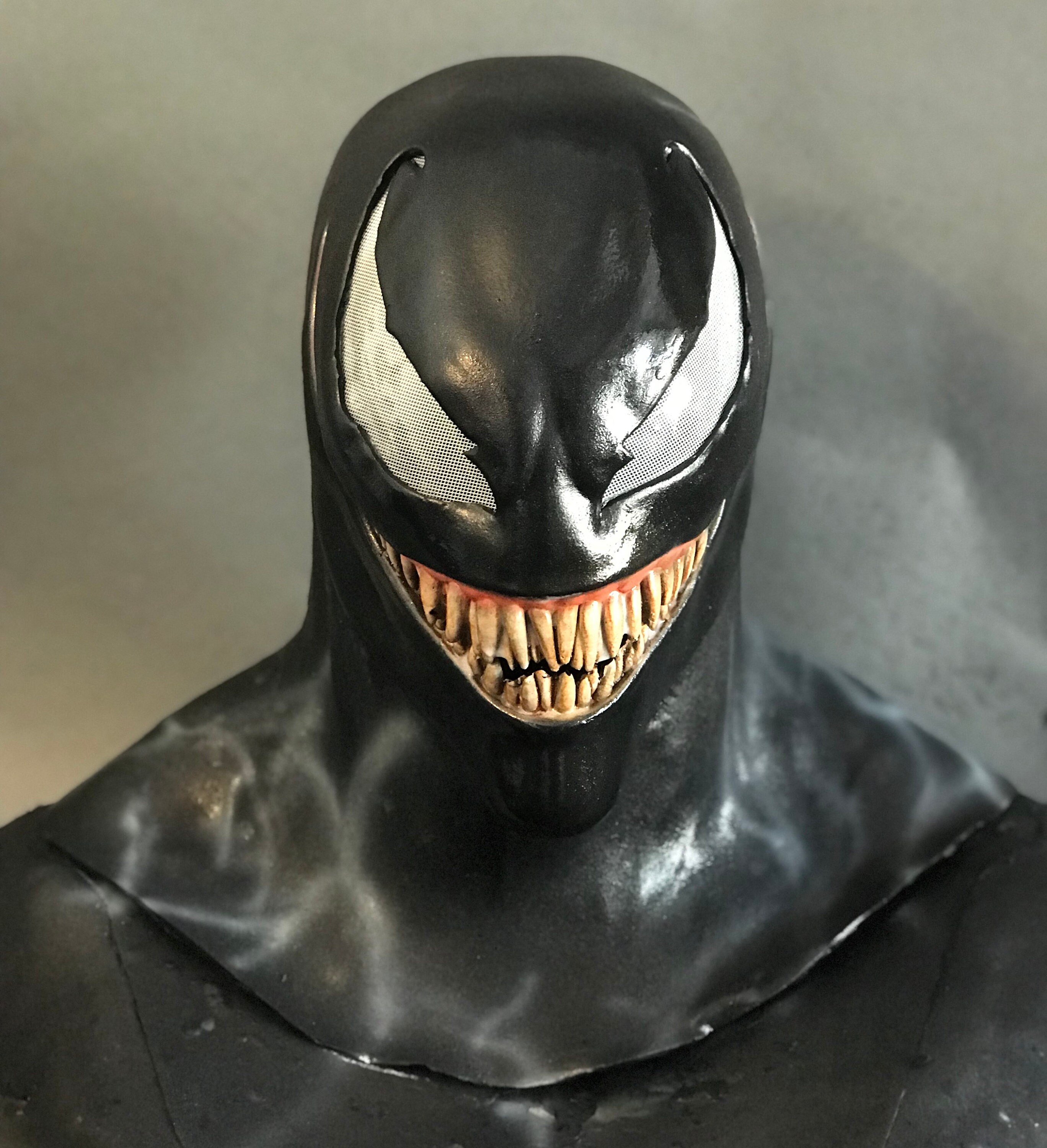 Venom replica latex rubber mask bust statue Etsy