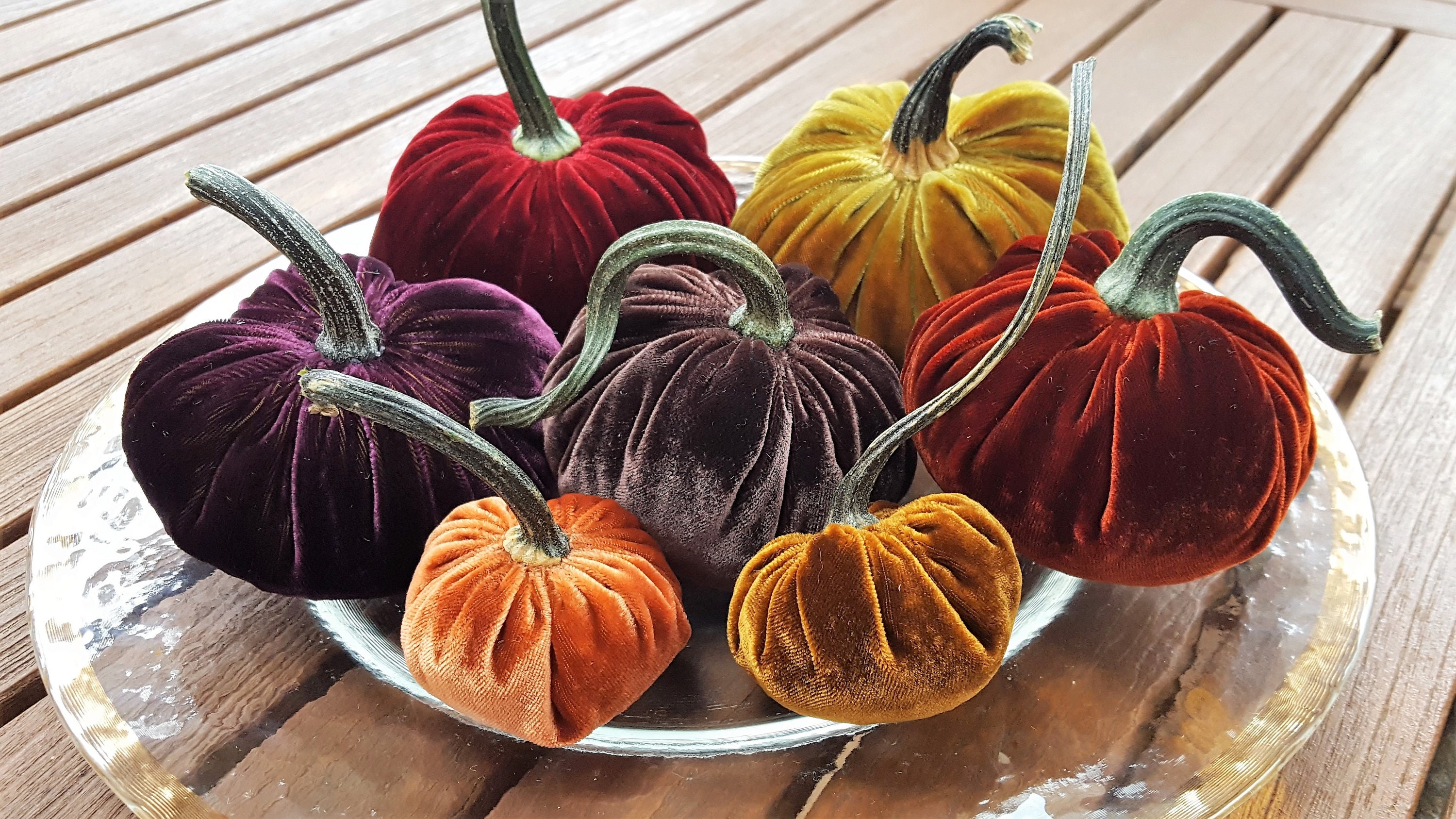 Citrouilles En Velours