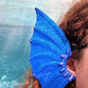 Waterproof Holographic Merfolk Ears - Swimmable!