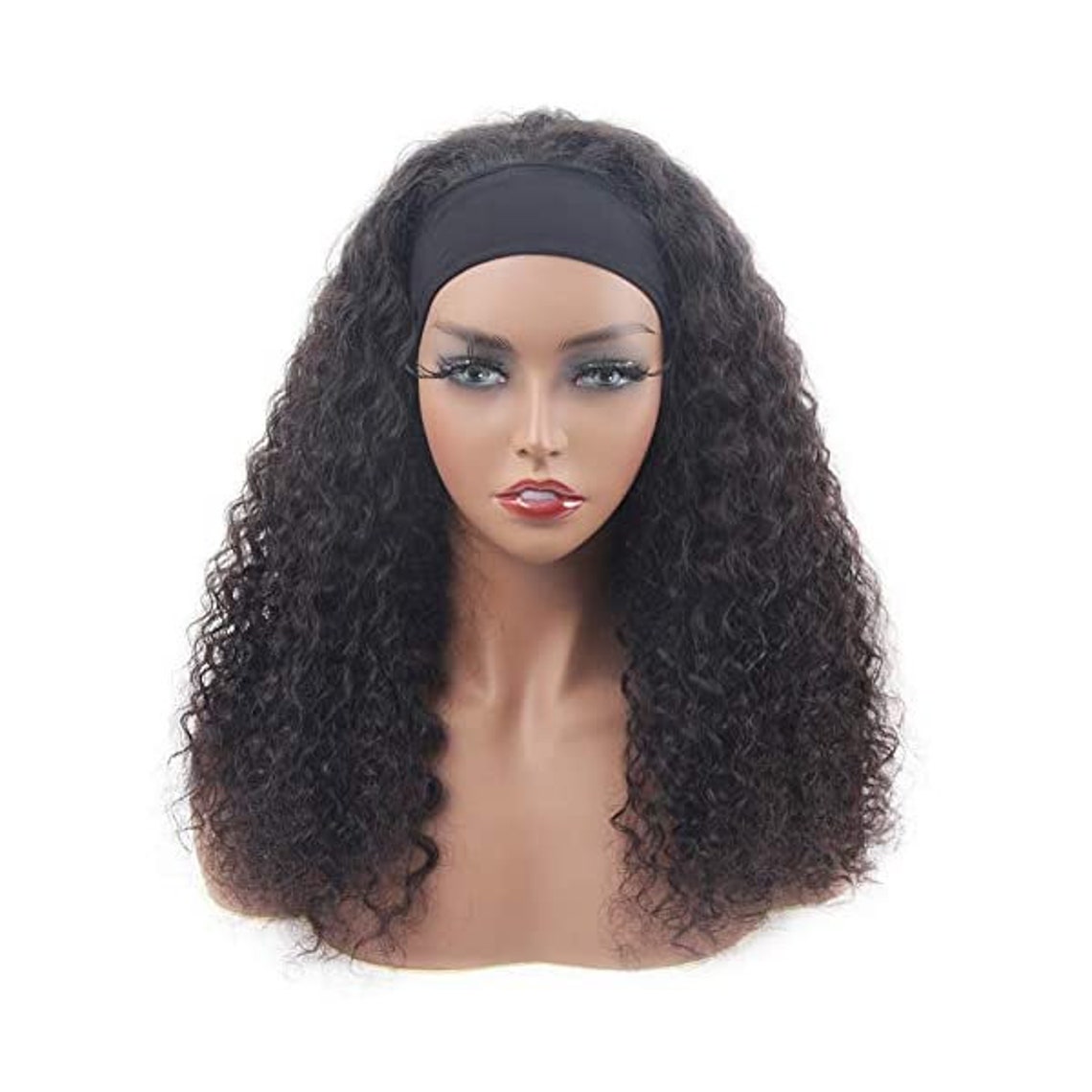 Deep wave headband wig Etsy