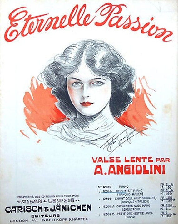 Magnifique Partition/Eternelle Passion - 1918 Environ