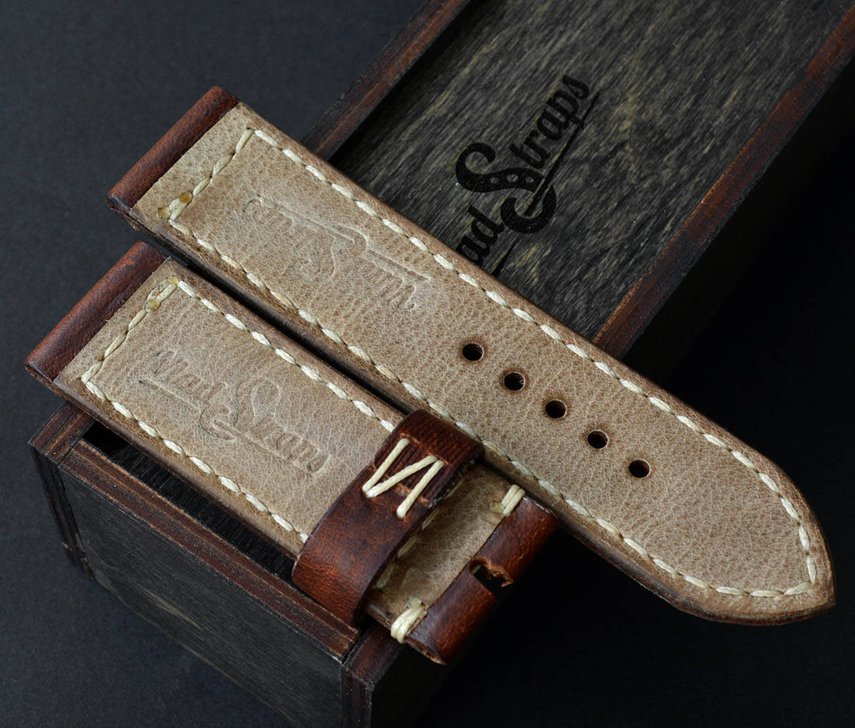 Discount Elegant Leather Replacement Watch Strap AB041012/BA69-LST_K0009004 main image 0