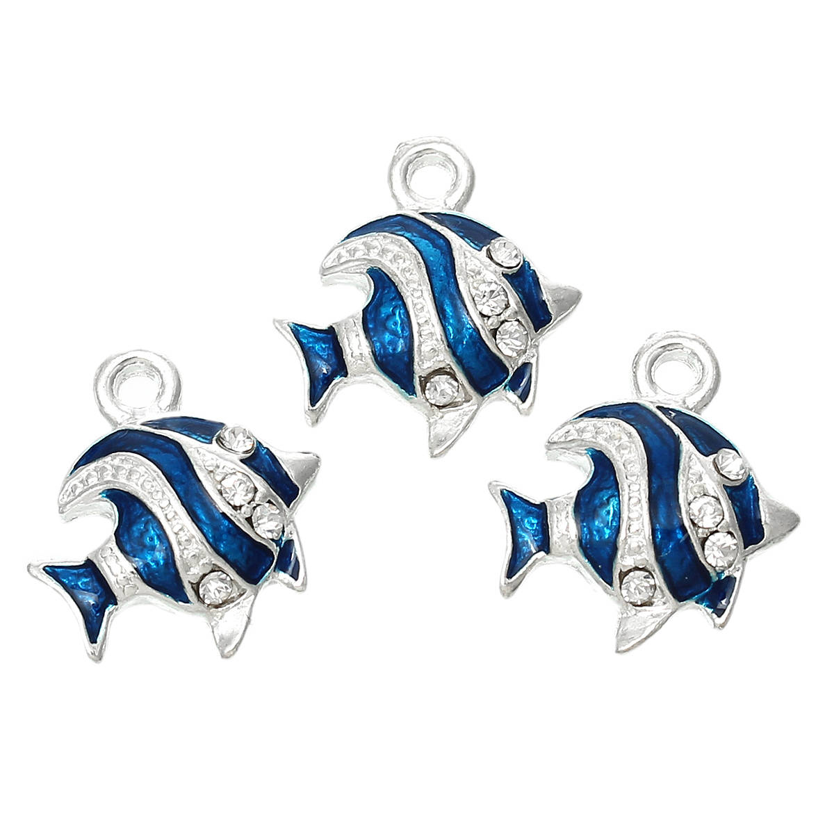 5pc Pkgs Tropical Fish Charms Bulk Fish Charms Tropical Etsy