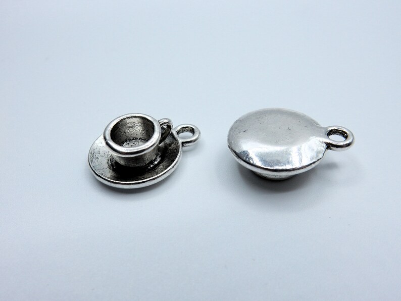 10pc Pkgs Coffee Cup or Tea Cup Charms Bulk Coffee Cup Etsy