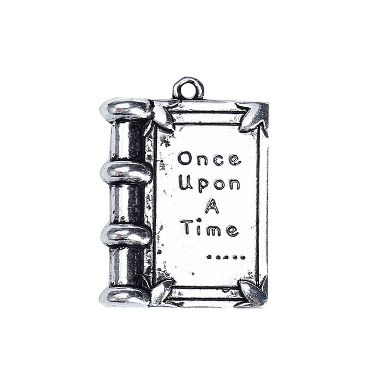5pc or 10pc Pkgs Book Charms Once Upon A Time Etsy