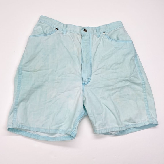 Vintage 60s Wrangler Denim Jean Mom Shorts 18 Sli… - image 1