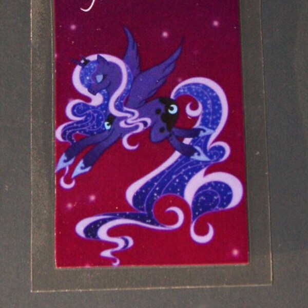 My Little Pony - Bookmark - Friendship Is Magic - Applebloom - Scootaloo - Sweetie Belle - Luna - Fluttershy - Rainbow Dash