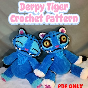 Derpy Dämonentiger Amigurumi Häkelanleitung Kpop Demon Hunters