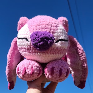 Angel Pink Stitch Crochet Plushie Stuffed Animal Toy Lilo - Limited Edition