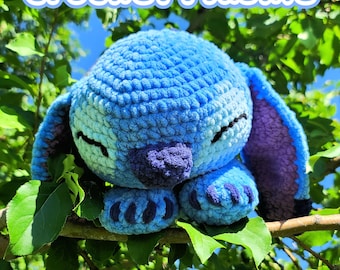 Stitch Crochet Plushie Stuffed Animal Toy Lilo