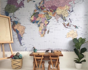world map wall mural australia komar colorful world map wall mural wallpaper 4050 map wall mural etsy world map wall mural australia komar colorful world map wall mural wallpaper 4050 map wall mural etsy
