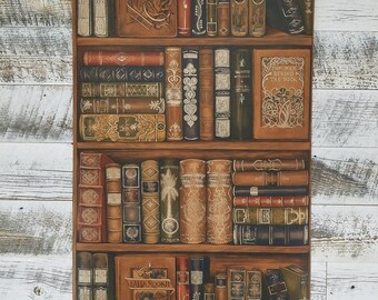 Library Wallpaper Etsy