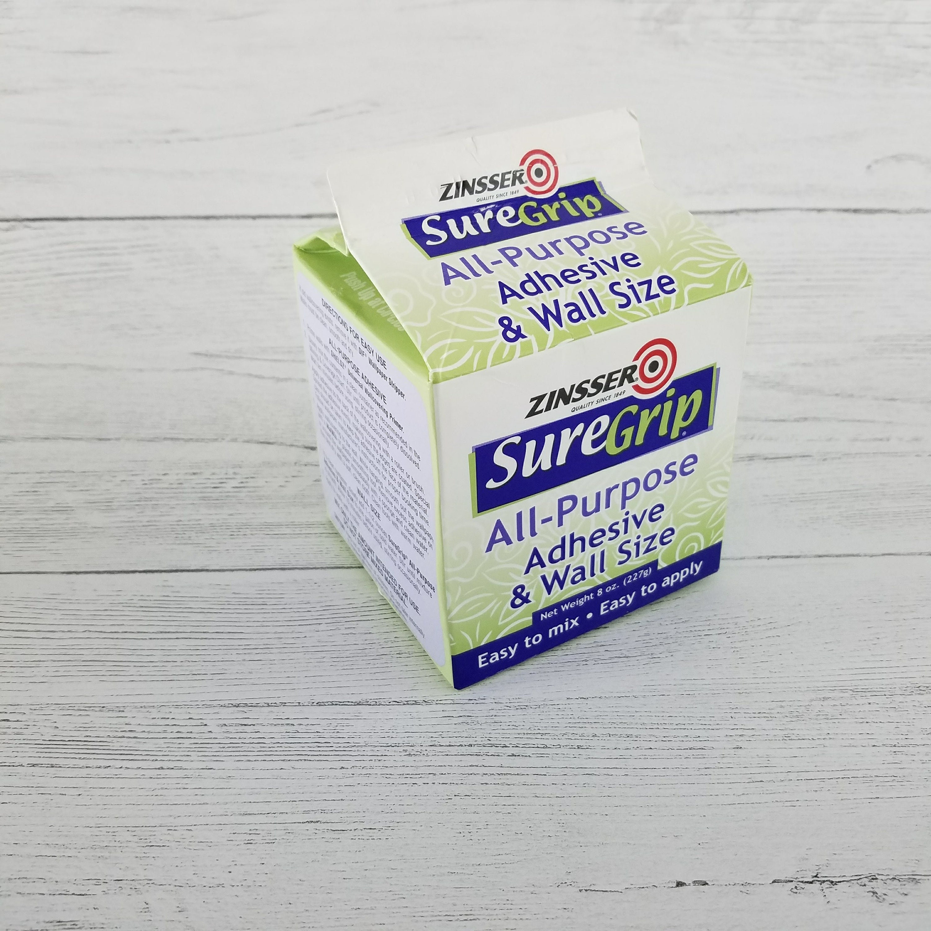 Zinsser Sure Grip Wallpaper Adhesive Etsy