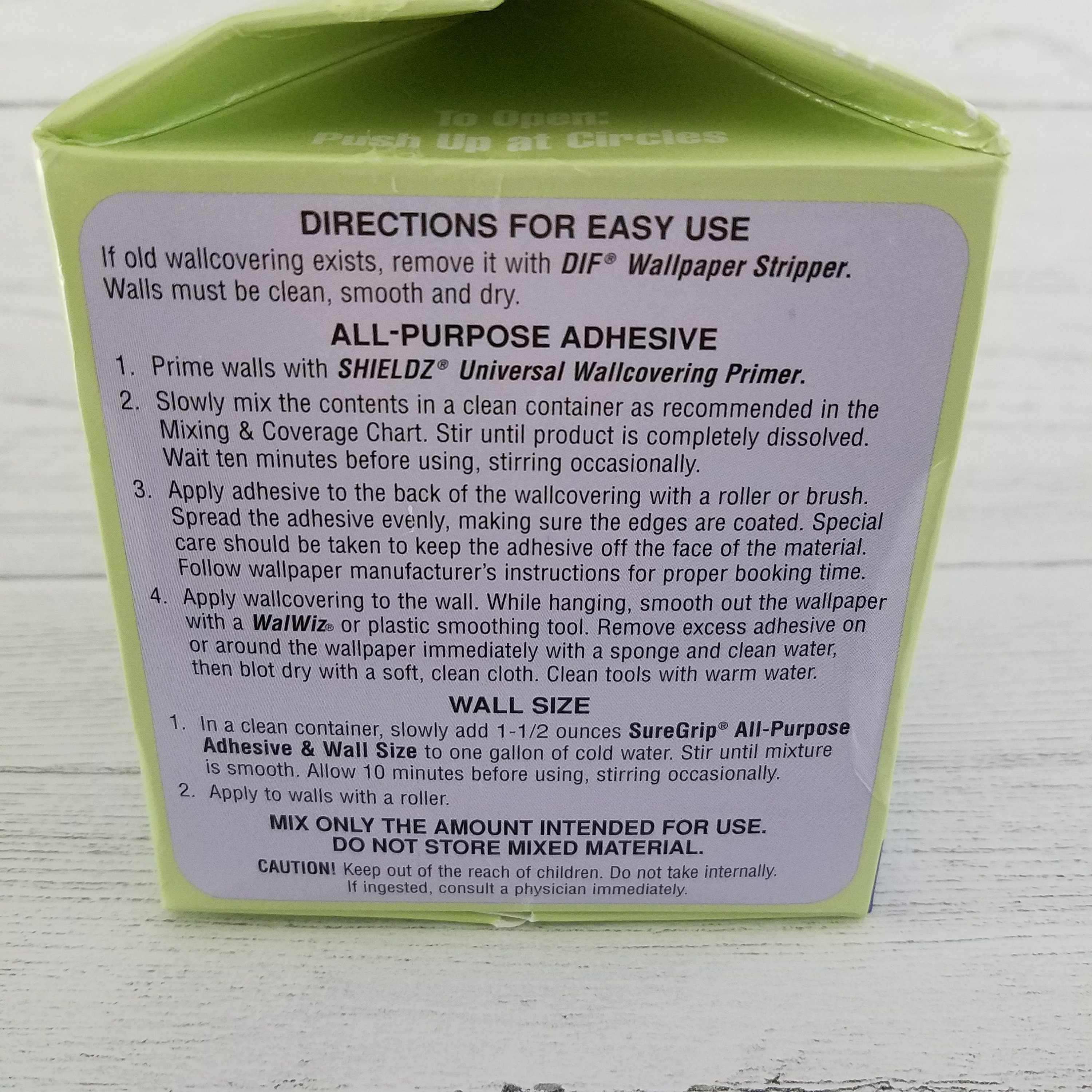 Zinsser Sure Grip Wallpaper Adhesive Etsy