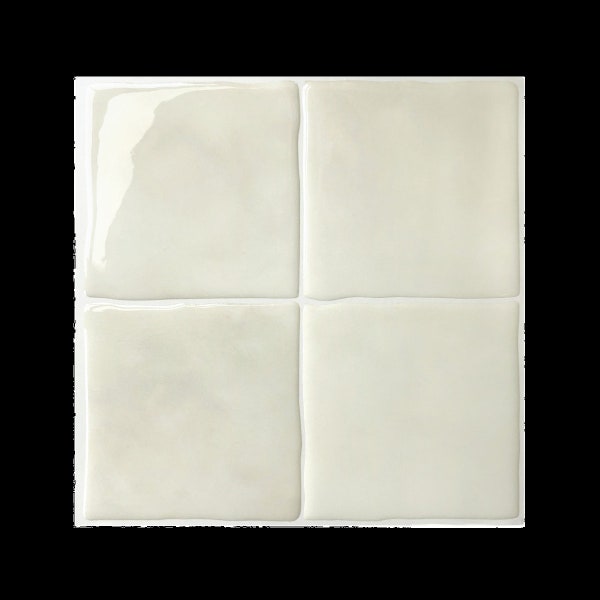 Zellige Oia Square Cream Peel and Stick Tile Backsplash SM1192G Smart Tiles