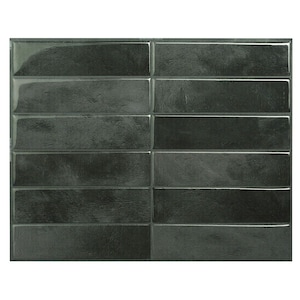 Marocko Zaida Modern Stack Svart Bakstänkskydd SM1229G Smart Tiles