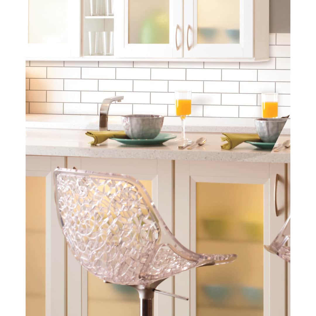 white subway peel and stick tile