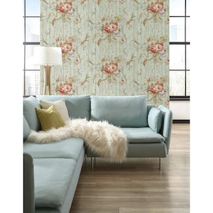 Bird Rose French Cottage Floral Victorian Vintage Wallpaper HA1326 - Etsy