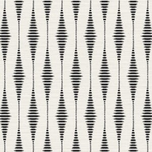 NextWall Peel and Stick Ikat Stripe Wallpaper