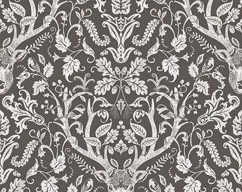 Kiwassa Antler Damask Wallpaper