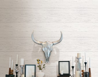 Papel pintado autoadhesivo de madera recuperada con revestimiento de tablillas de WallPops