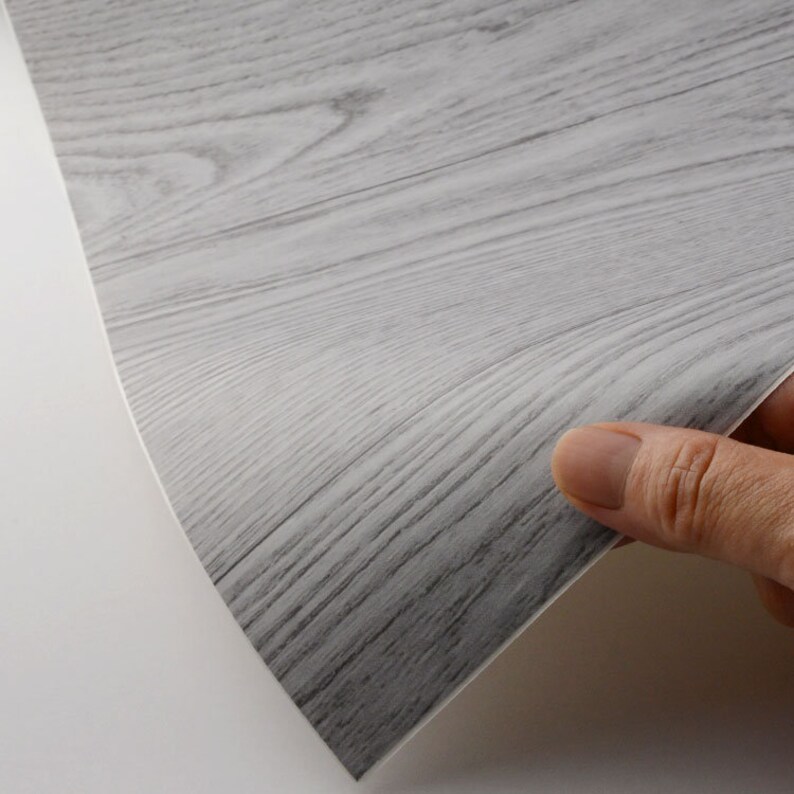 Peel and Stick Charcoal Grey Shiplap Rustic Wood Plank Etsy