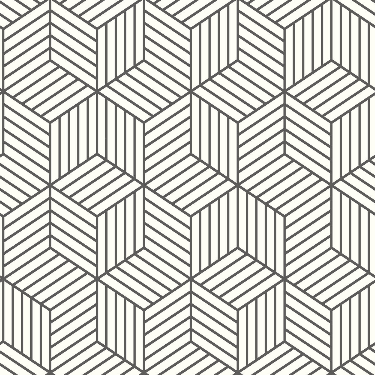 Geometric Black and White Hexagon Peel and Stick Mid Century - Etsy Geometric Black and White Hexagon Peel and Stick Mid Century - Etsy